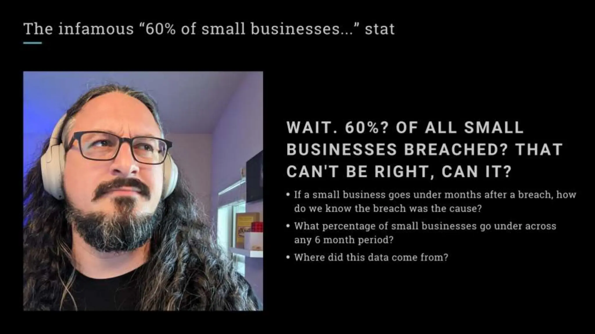 Lies and Myths in InfoSec - 2023 Usenix Enigma