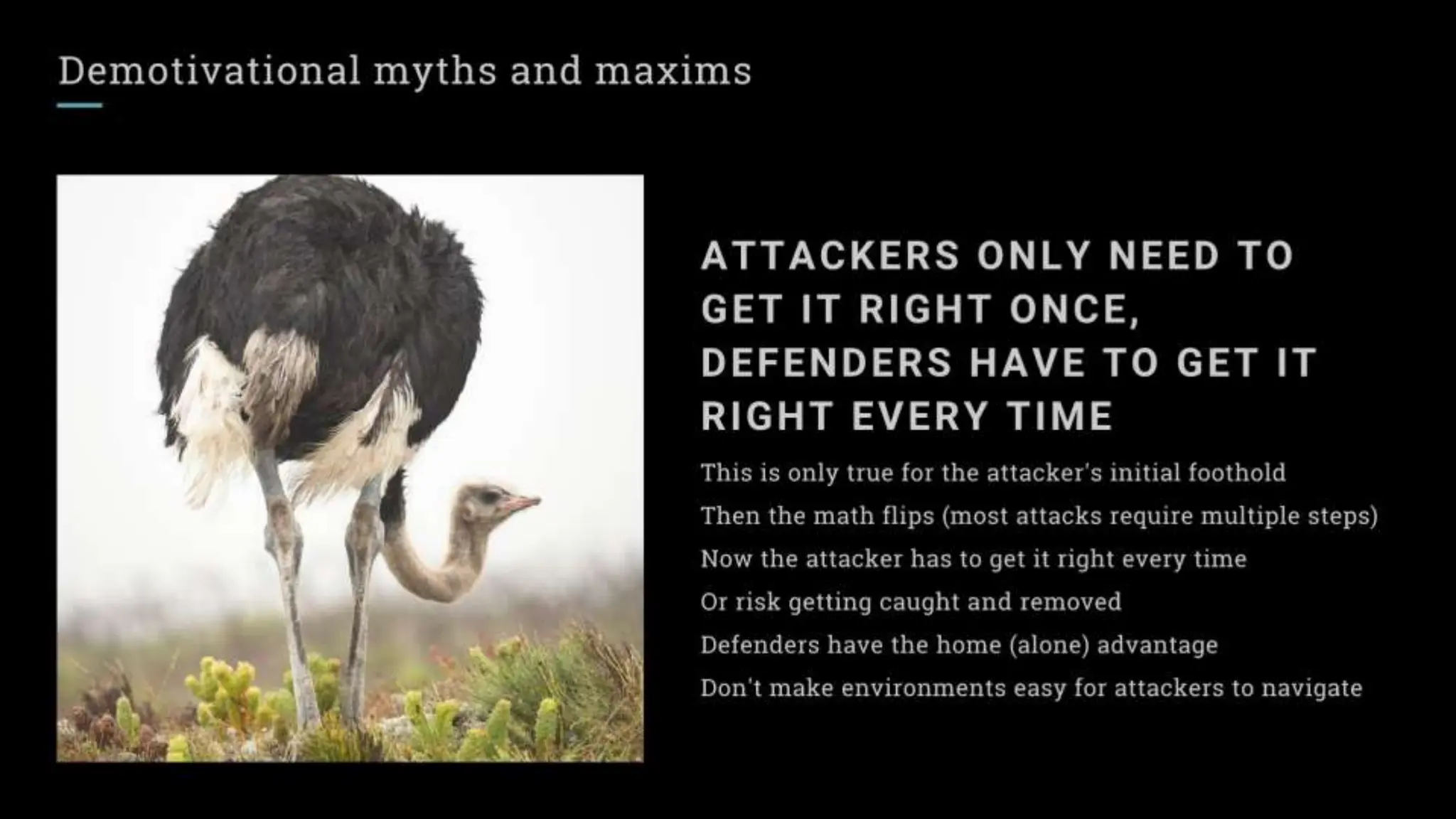 Lies and Myths in InfoSec - 2023 Usenix Enigma