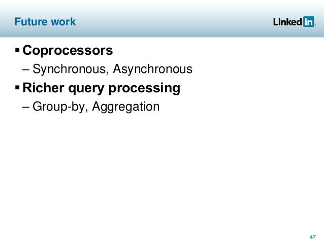 Espresso: LinkedIn's Distributed Data Serving Platform (Talk)