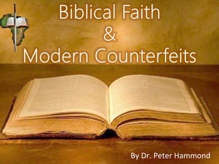 By Dr. Peter Hammond
 