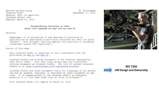 RFC 7320
URI Design and Ownership
 