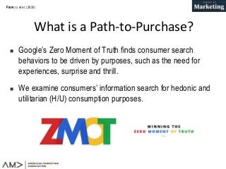 From: Li et al. (2020)From:
 Google’s Zero Moment of Truth finds consumer search
behaviors to be driven by purposes, such...