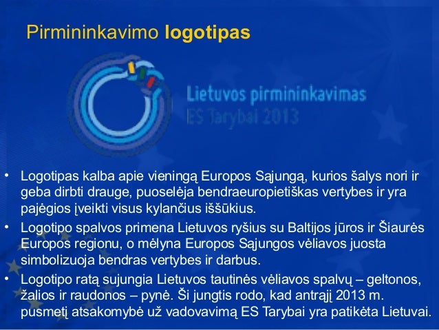 Lietuvos pirmininkavimas ES Tarybai 2013