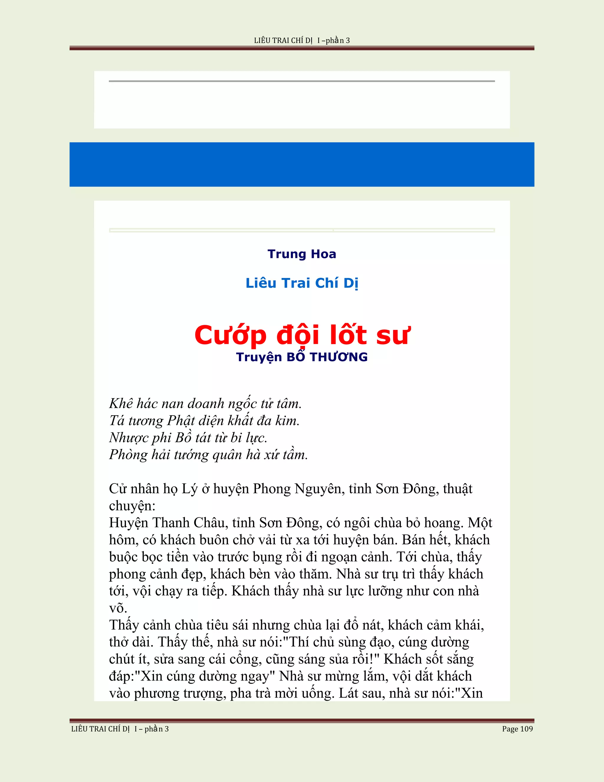 Lieu Trai Chi Di Tap I  Phan 3