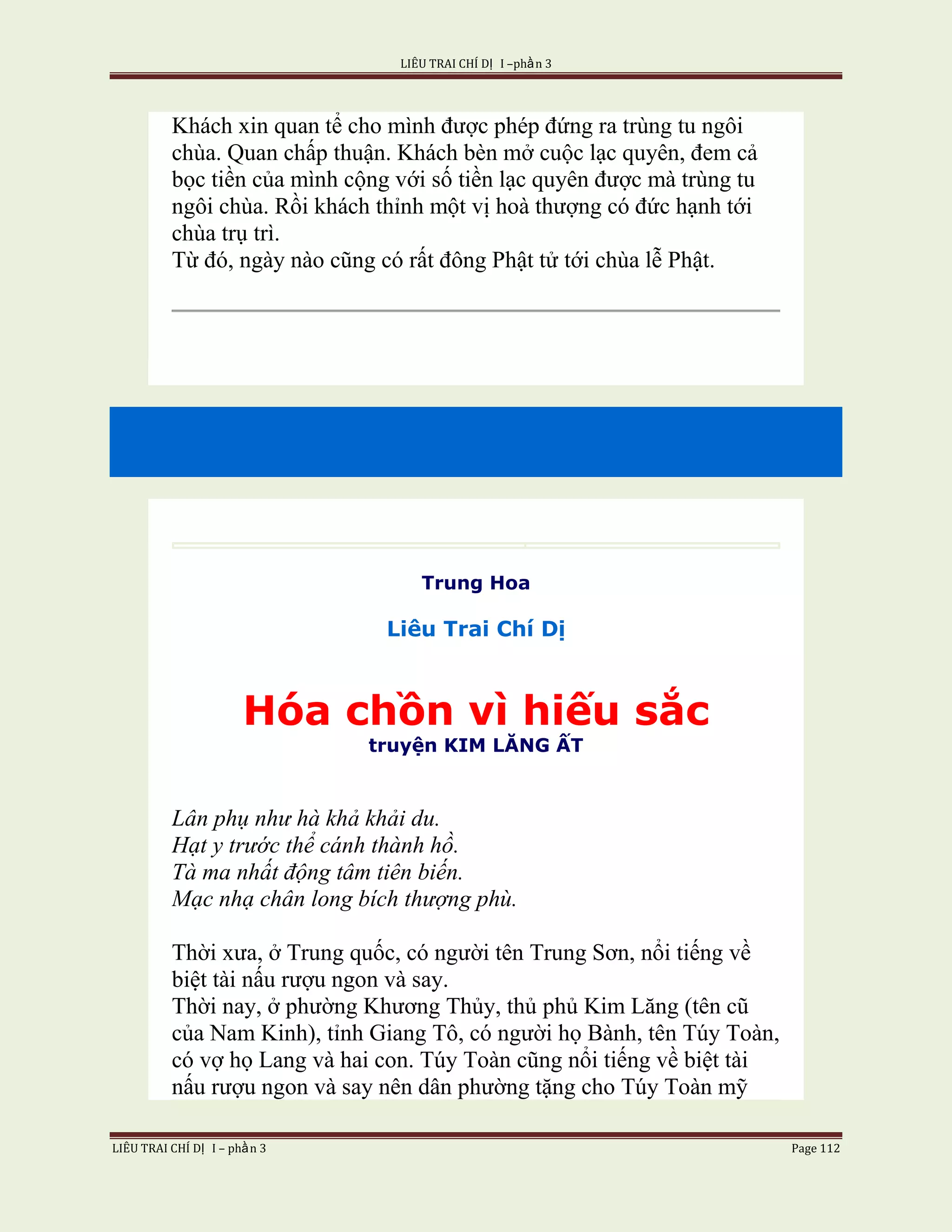 Lieu Trai Chi Di Tap I  Phan 3