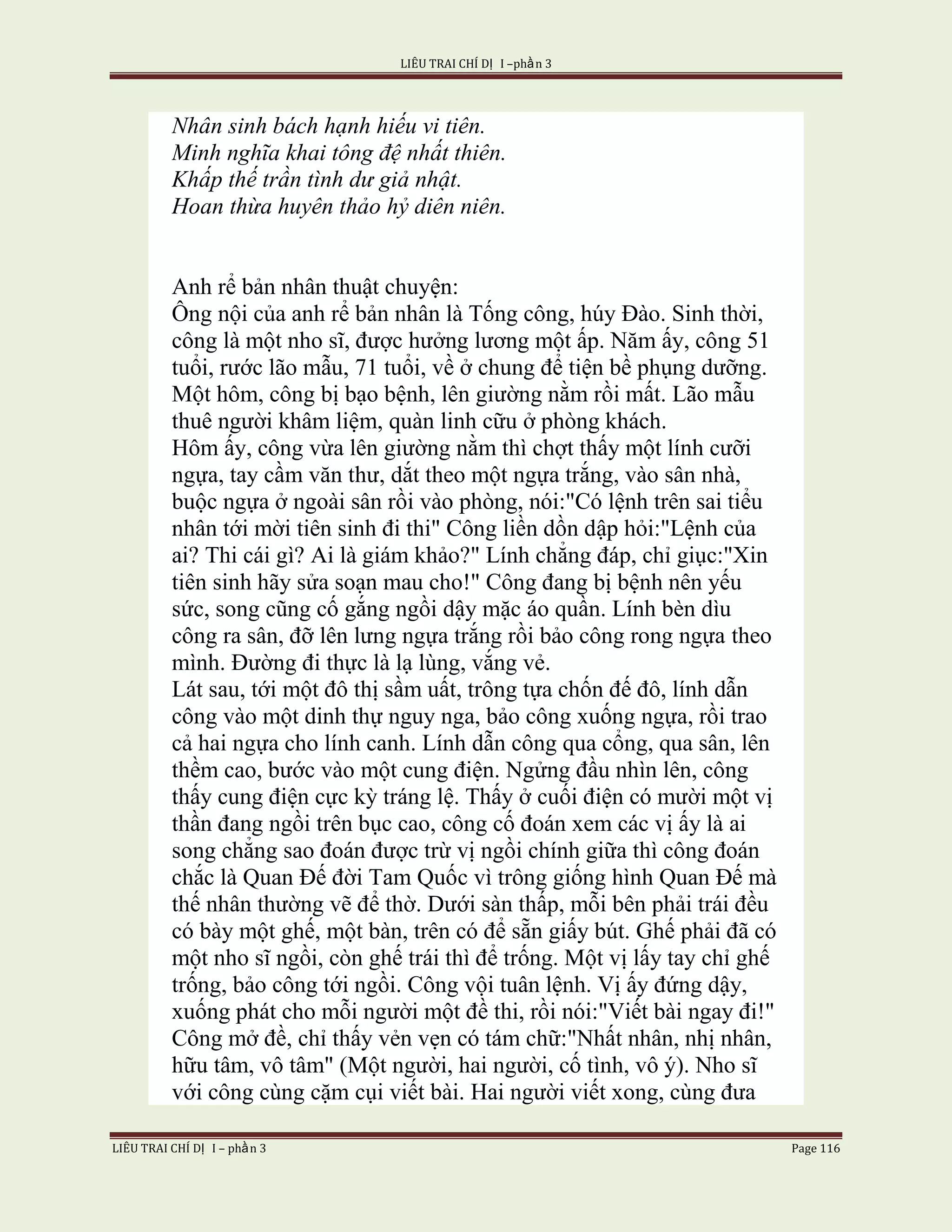 Lieu Trai Chi Di Tap I  Phan 3