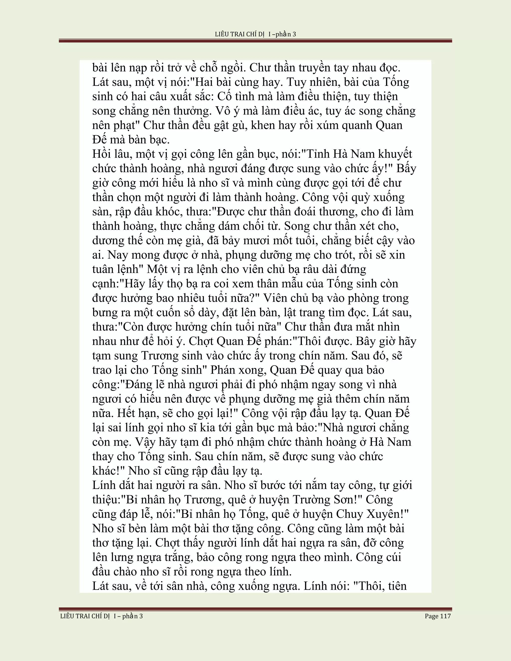 Lieu Trai Chi Di Tap I  Phan 3