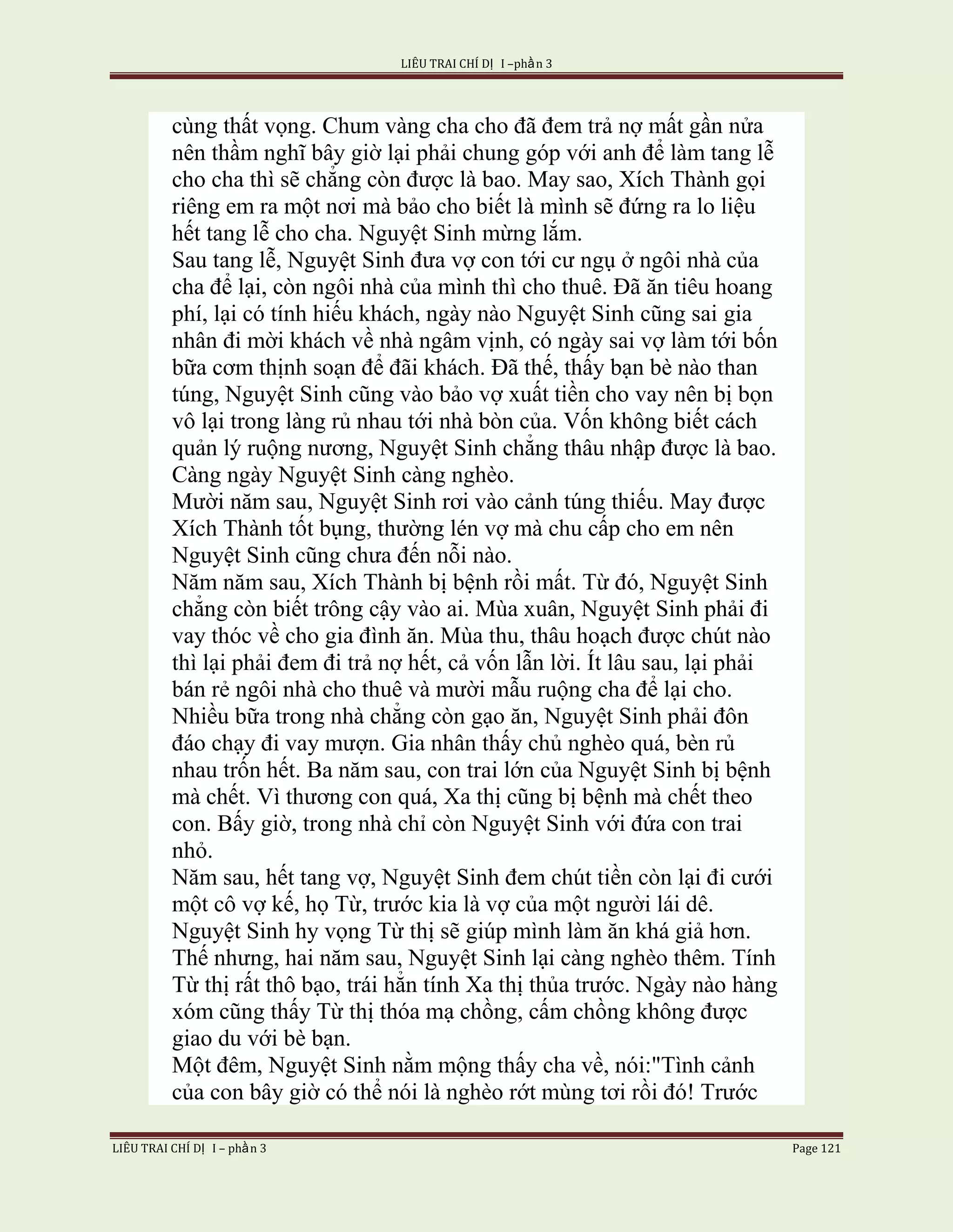 Lieu Trai Chi Di Tap I  Phan 3