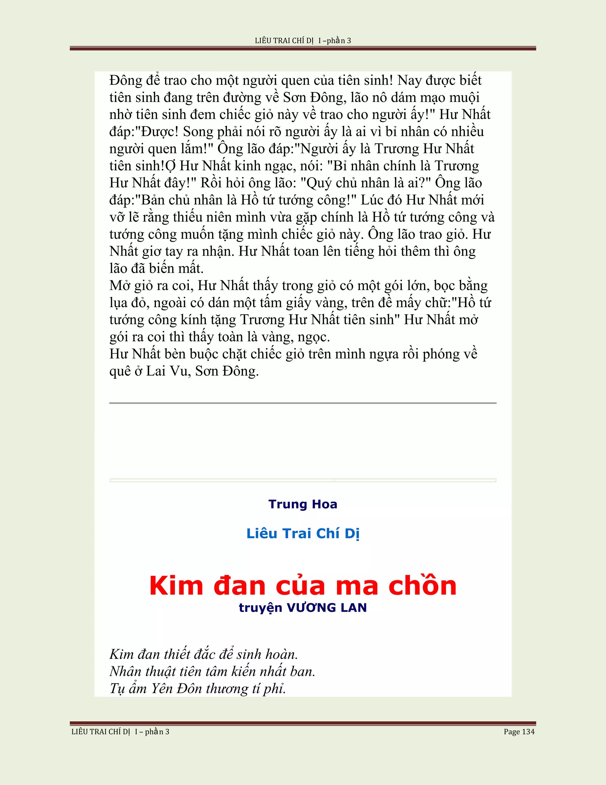 Lieu Trai Chi Di Tap I  Phan 3