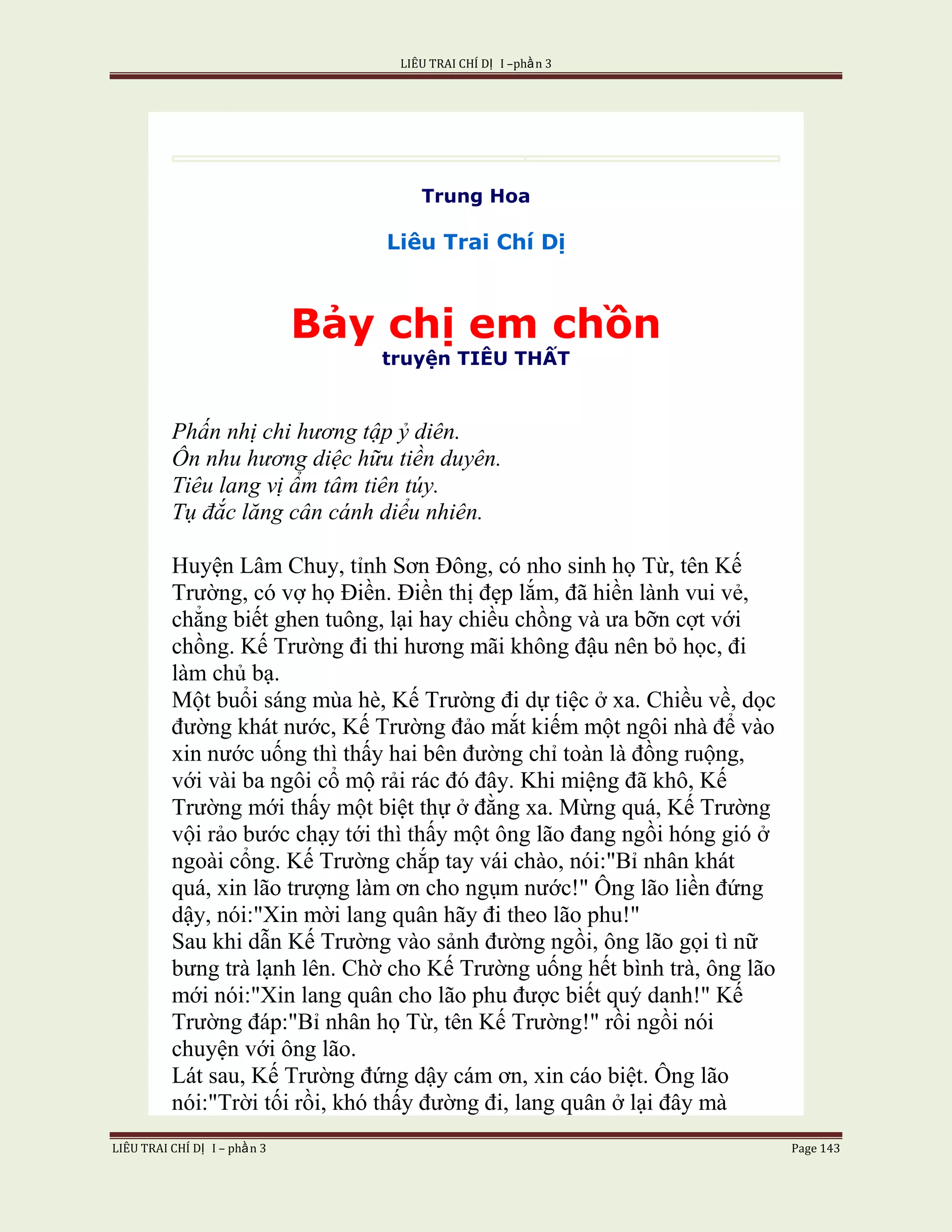 Lieu Trai Chi Di Tap I  Phan 3