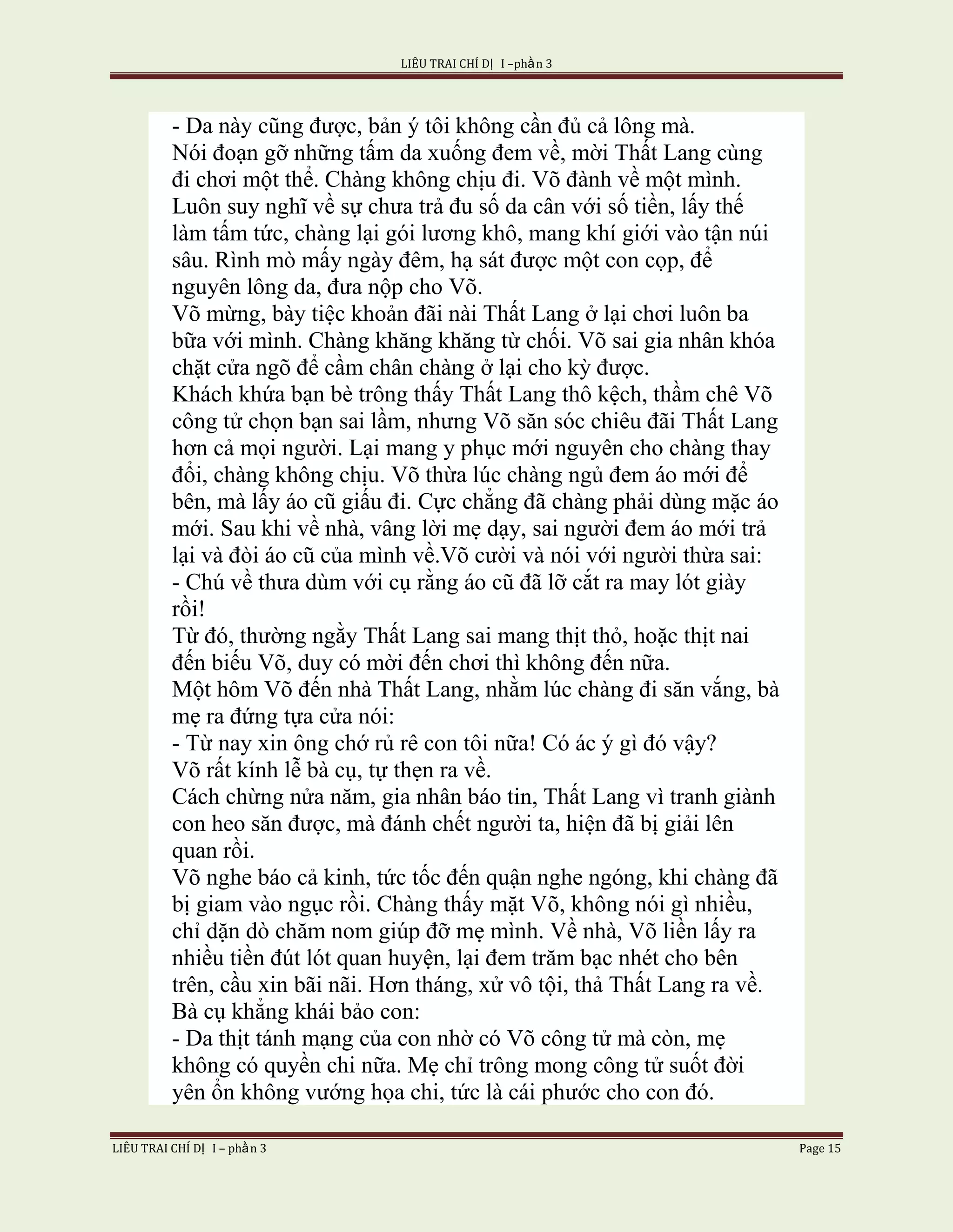 Lieu Trai Chi Di Tap I  Phan 3