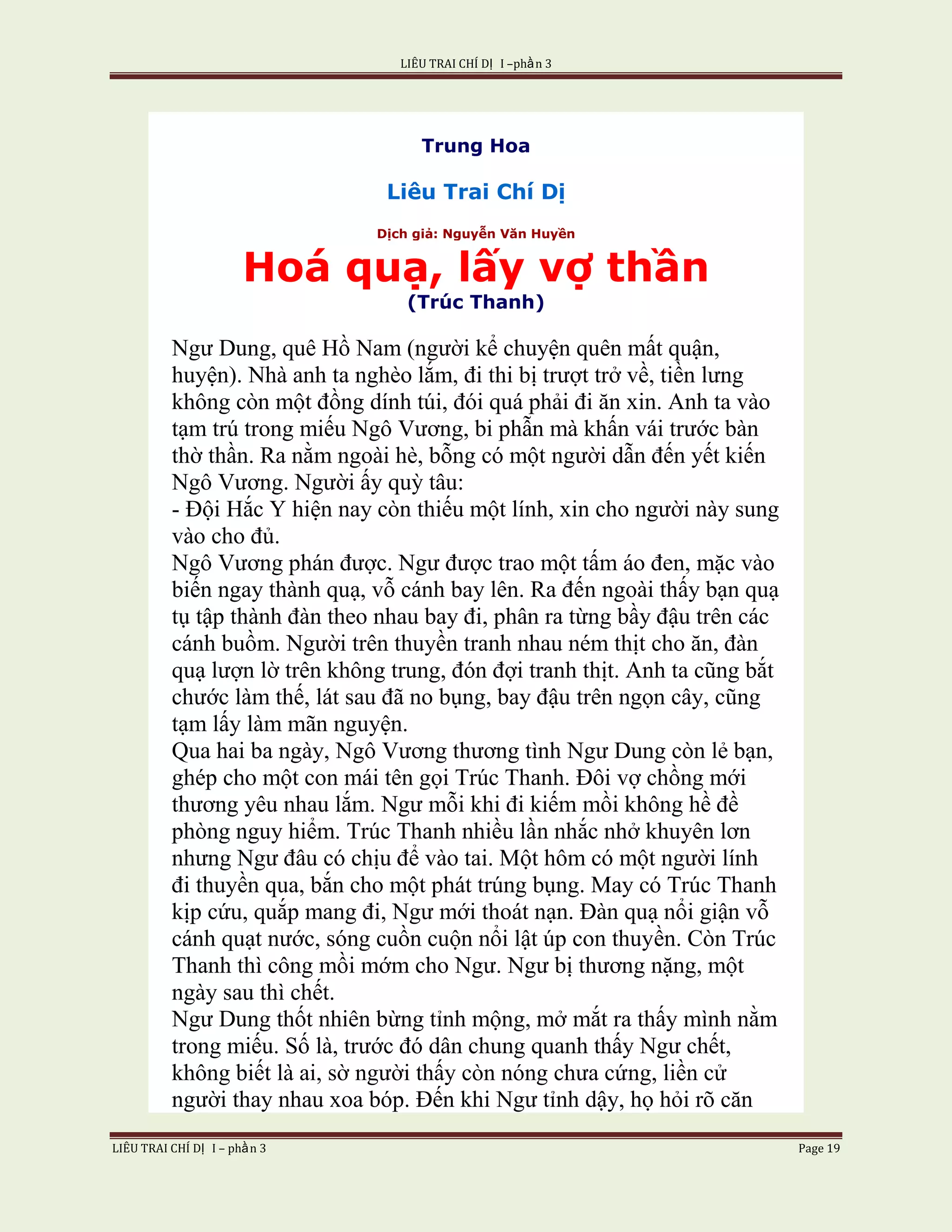 Lieu Trai Chi Di Tap I  Phan 3