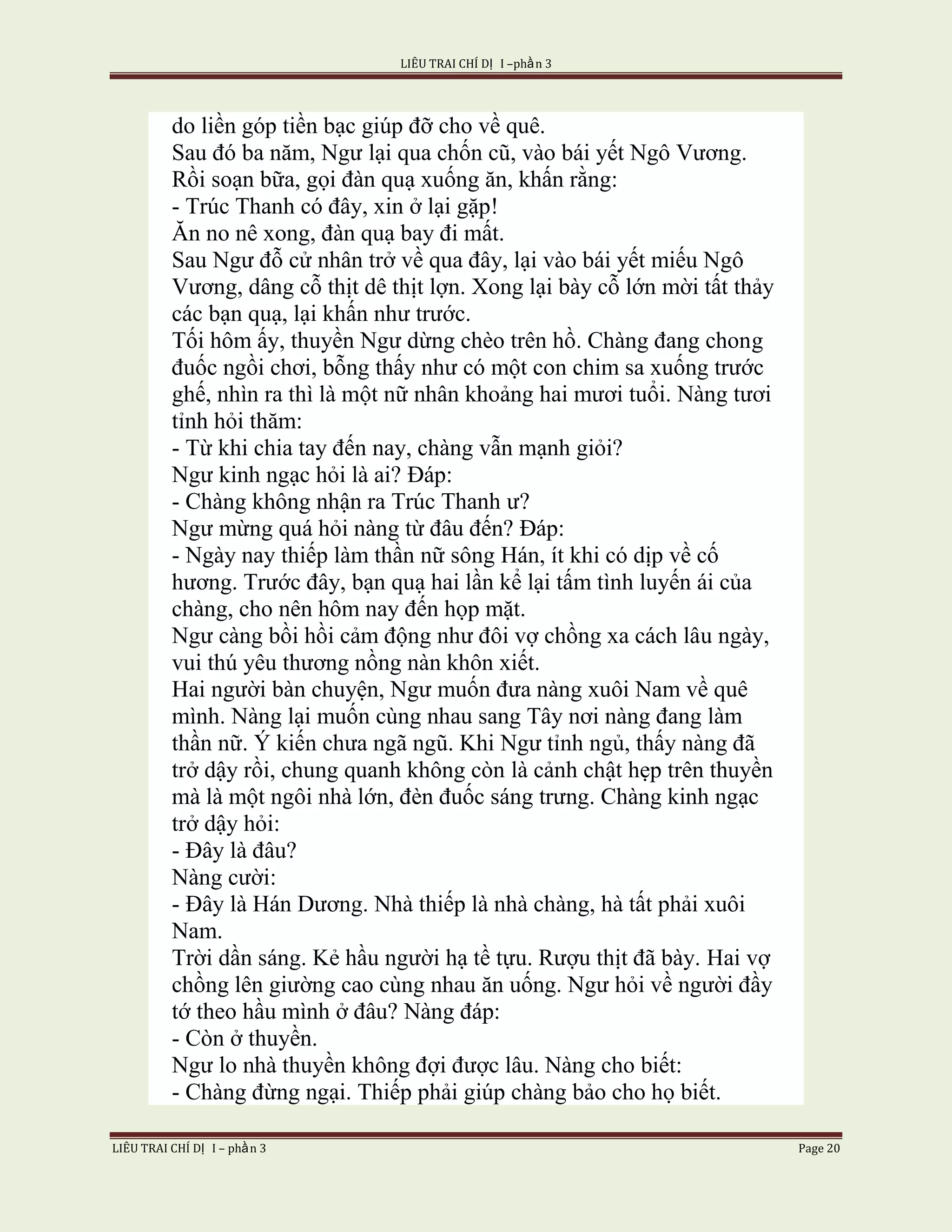 Lieu Trai Chi Di Tap I  Phan 3