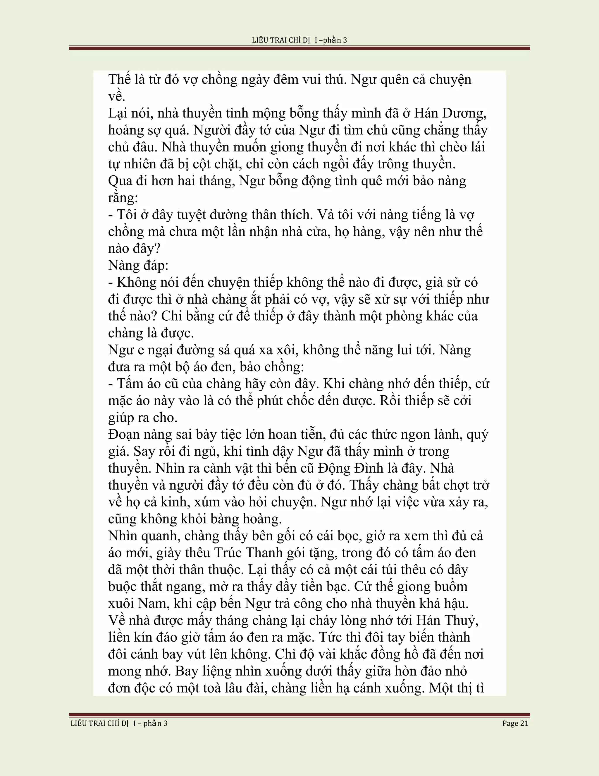 Lieu Trai Chi Di Tap I  Phan 3