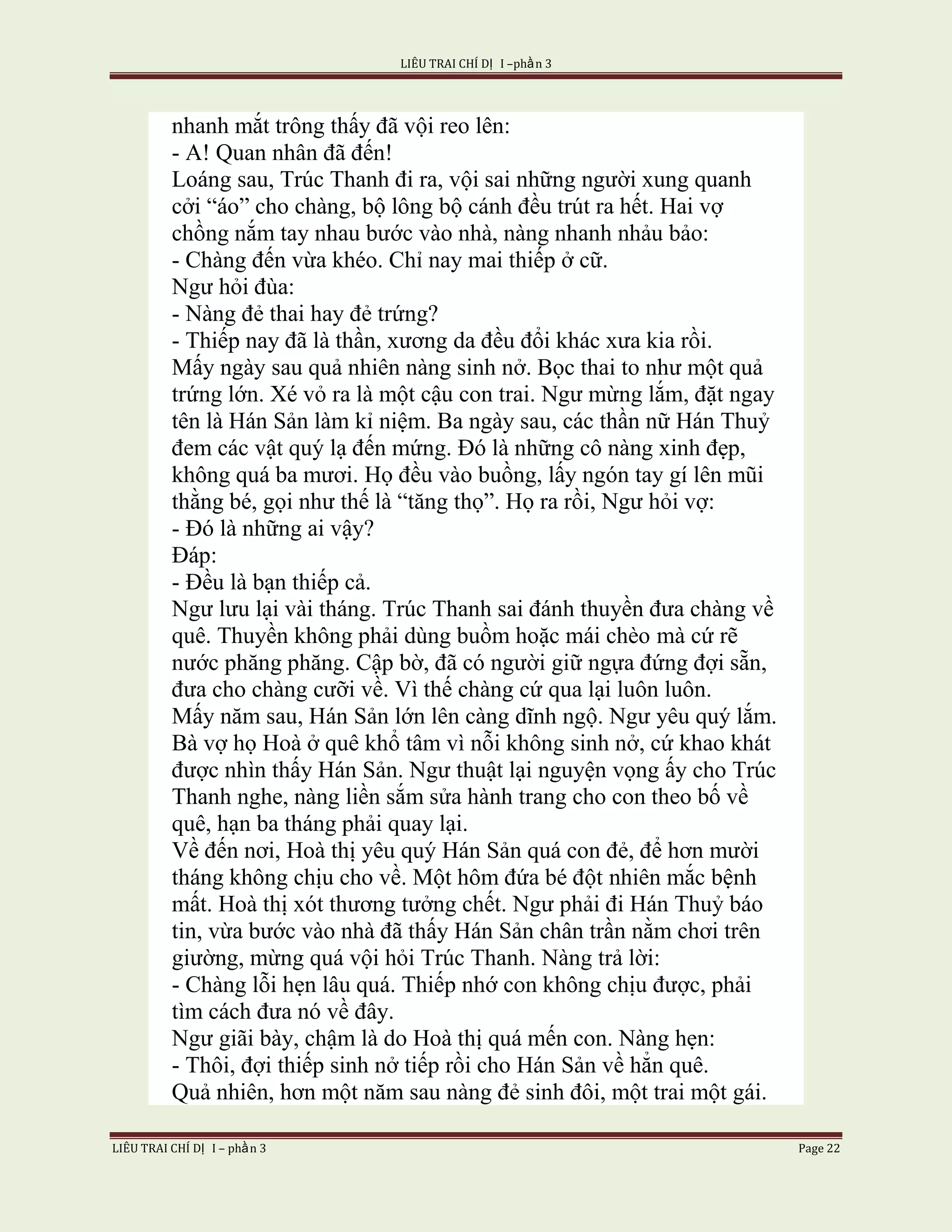 Lieu Trai Chi Di Tap I  Phan 3