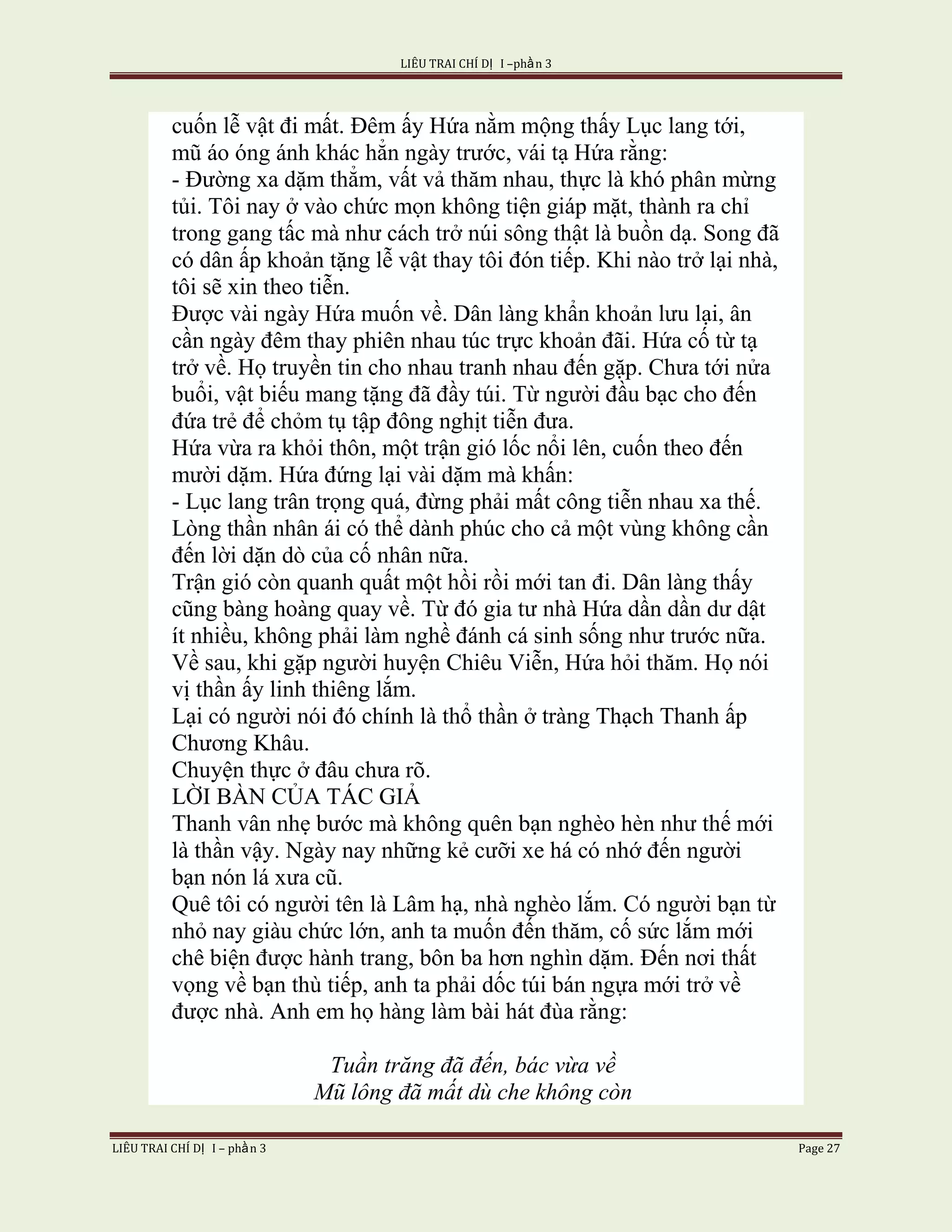 Lieu Trai Chi Di Tap I  Phan 3