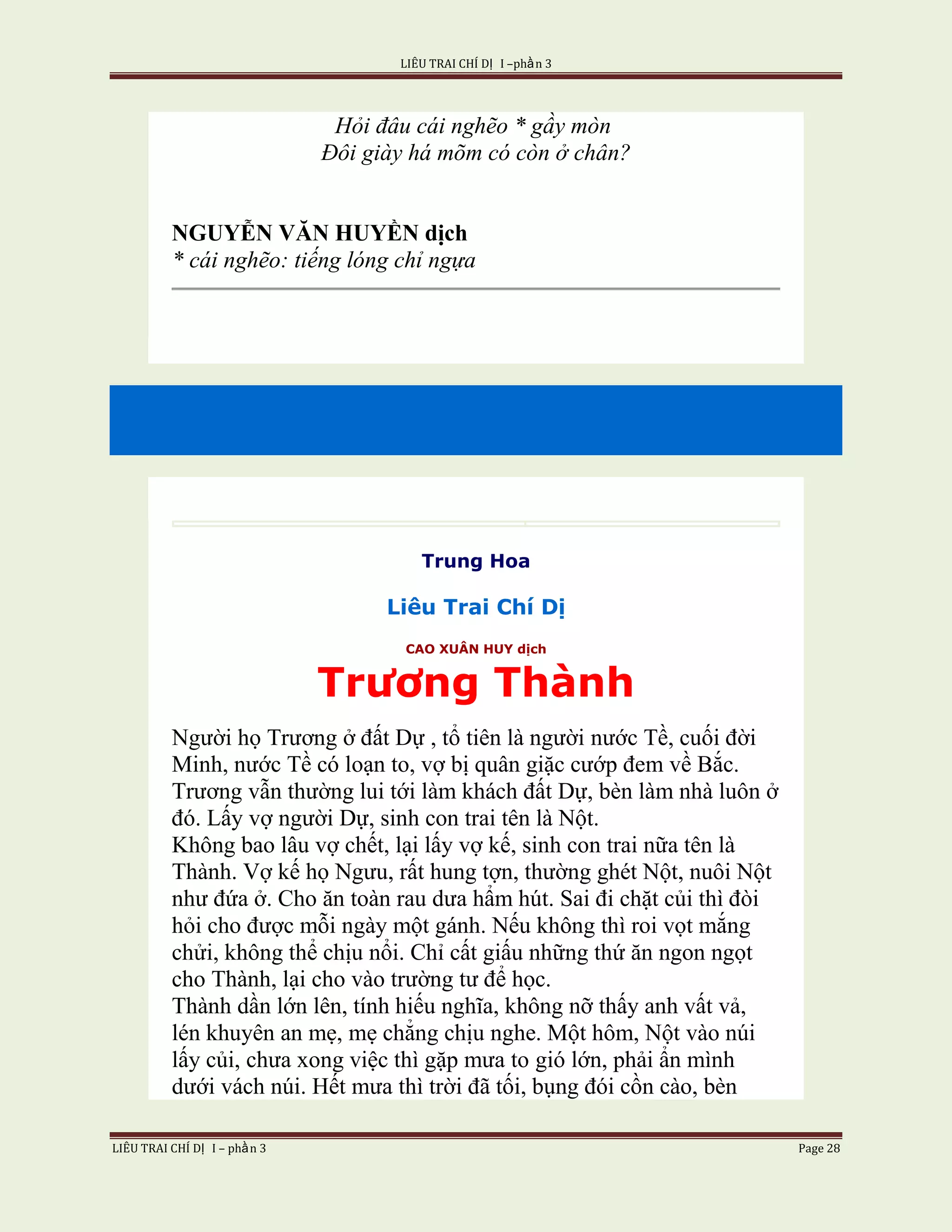 Lieu Trai Chi Di Tap I  Phan 3