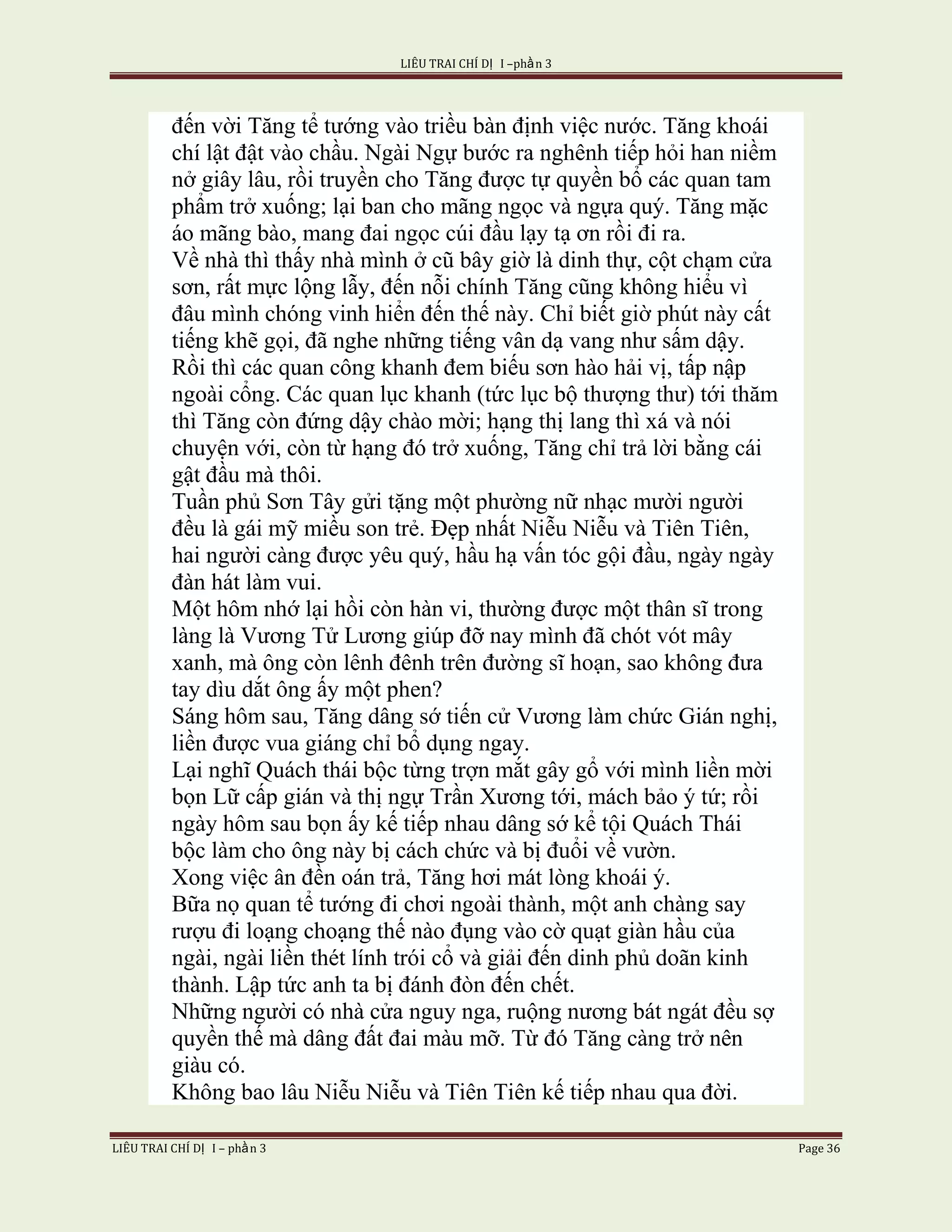 Lieu Trai Chi Di Tap I  Phan 3