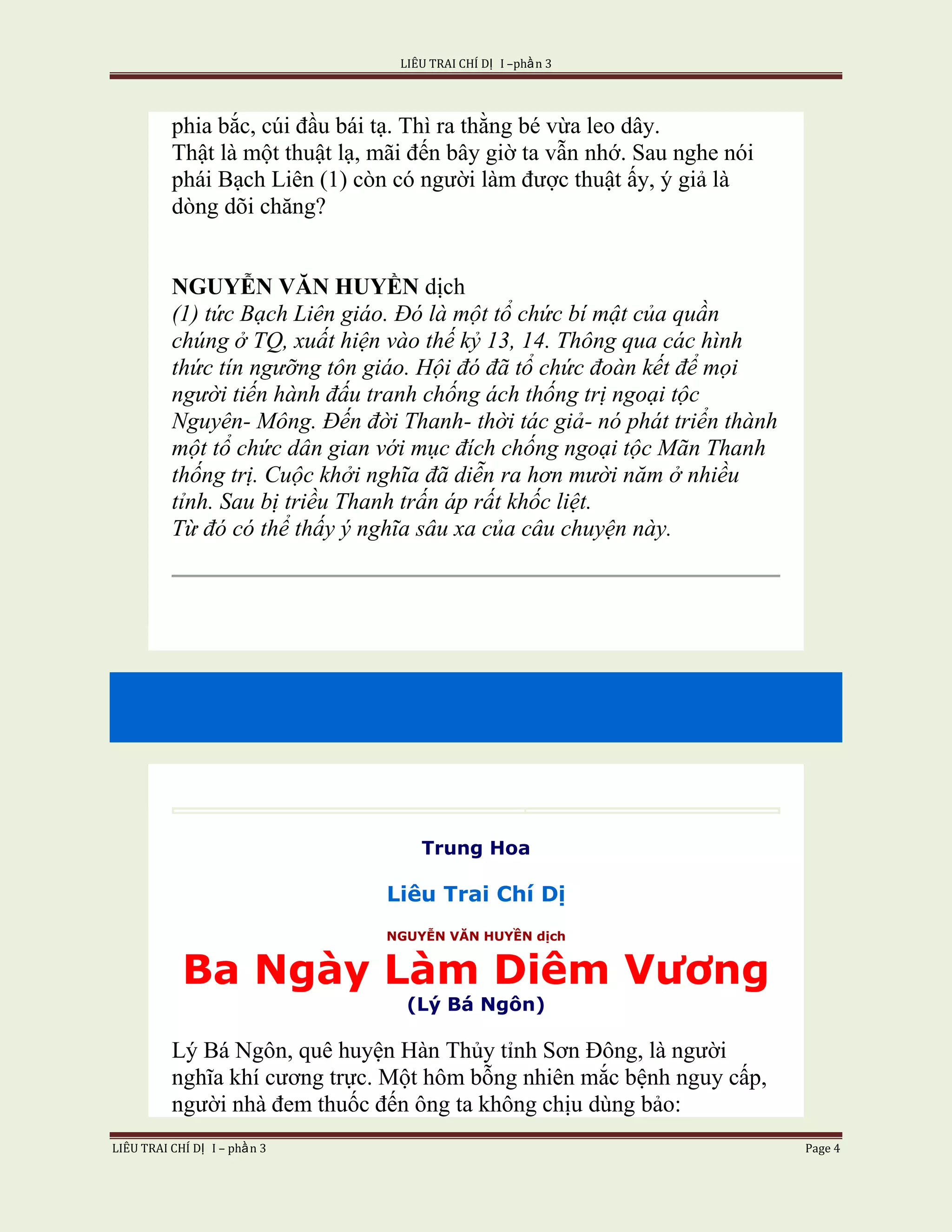 Lieu Trai Chi Di Tap I  Phan 3