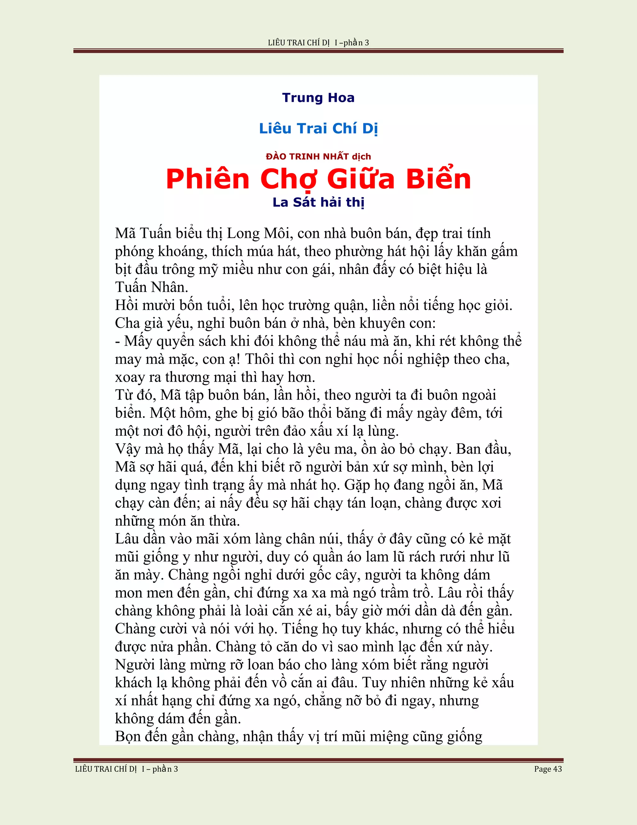 Lieu Trai Chi Di Tap I  Phan 3