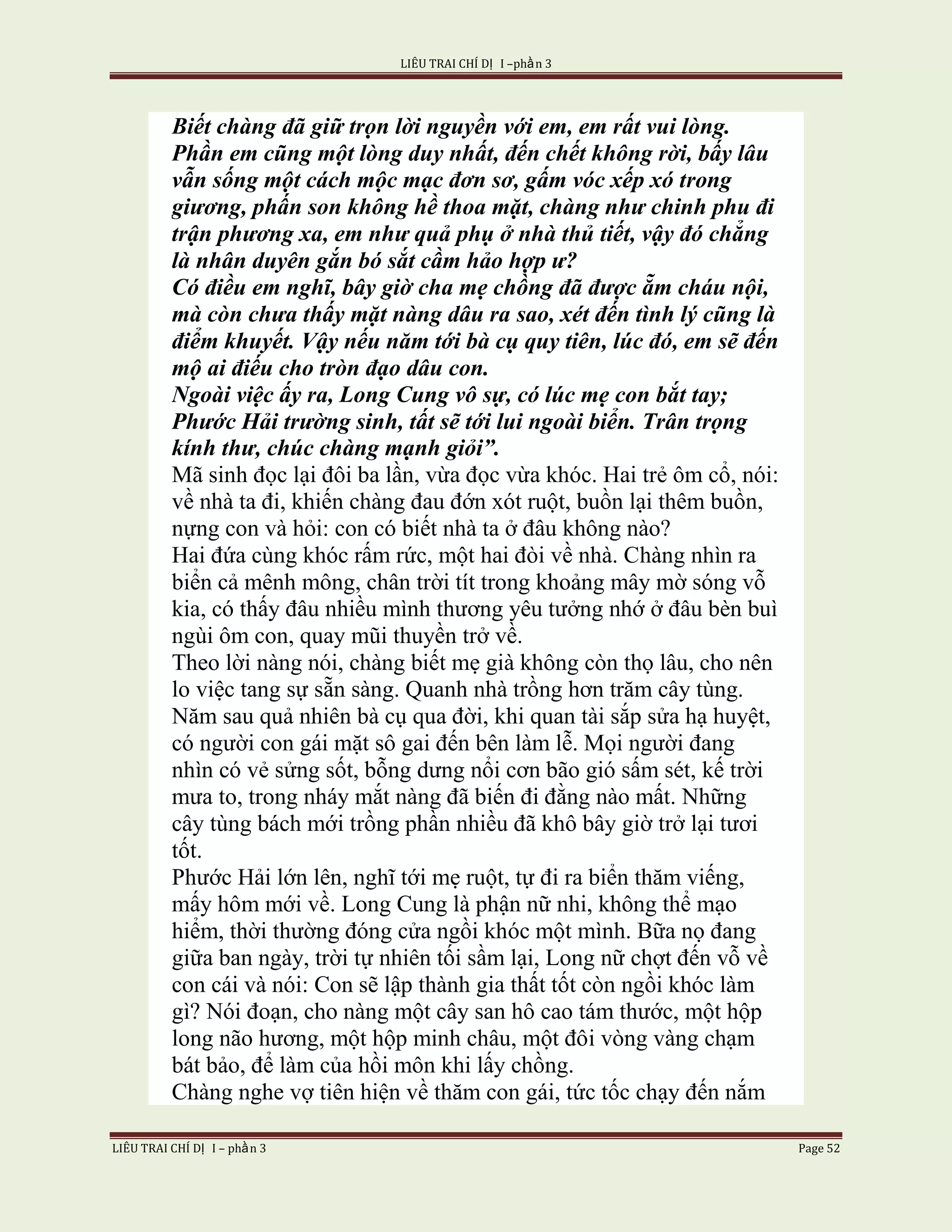 Lieu Trai Chi Di Tap I  Phan 3