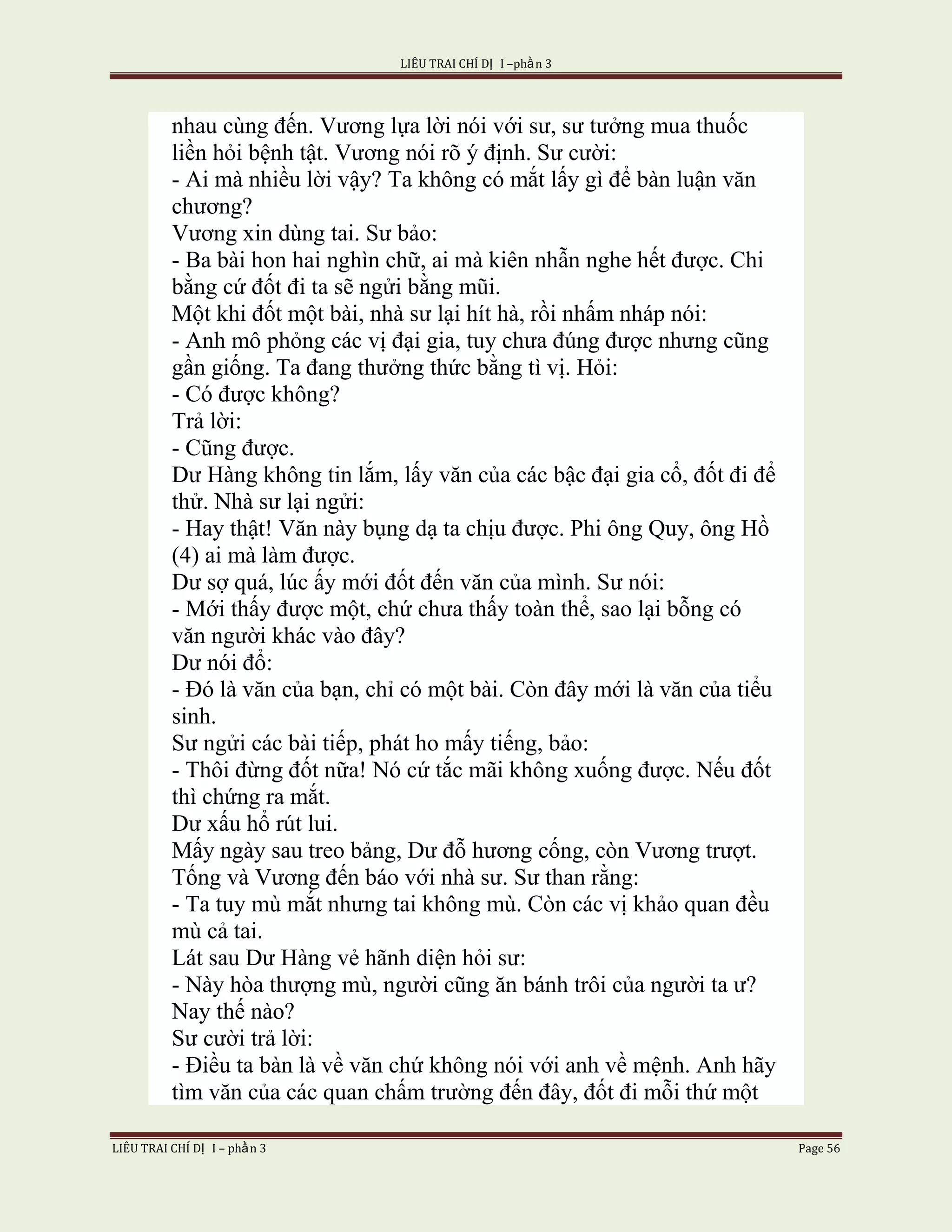Lieu Trai Chi Di Tap I  Phan 3