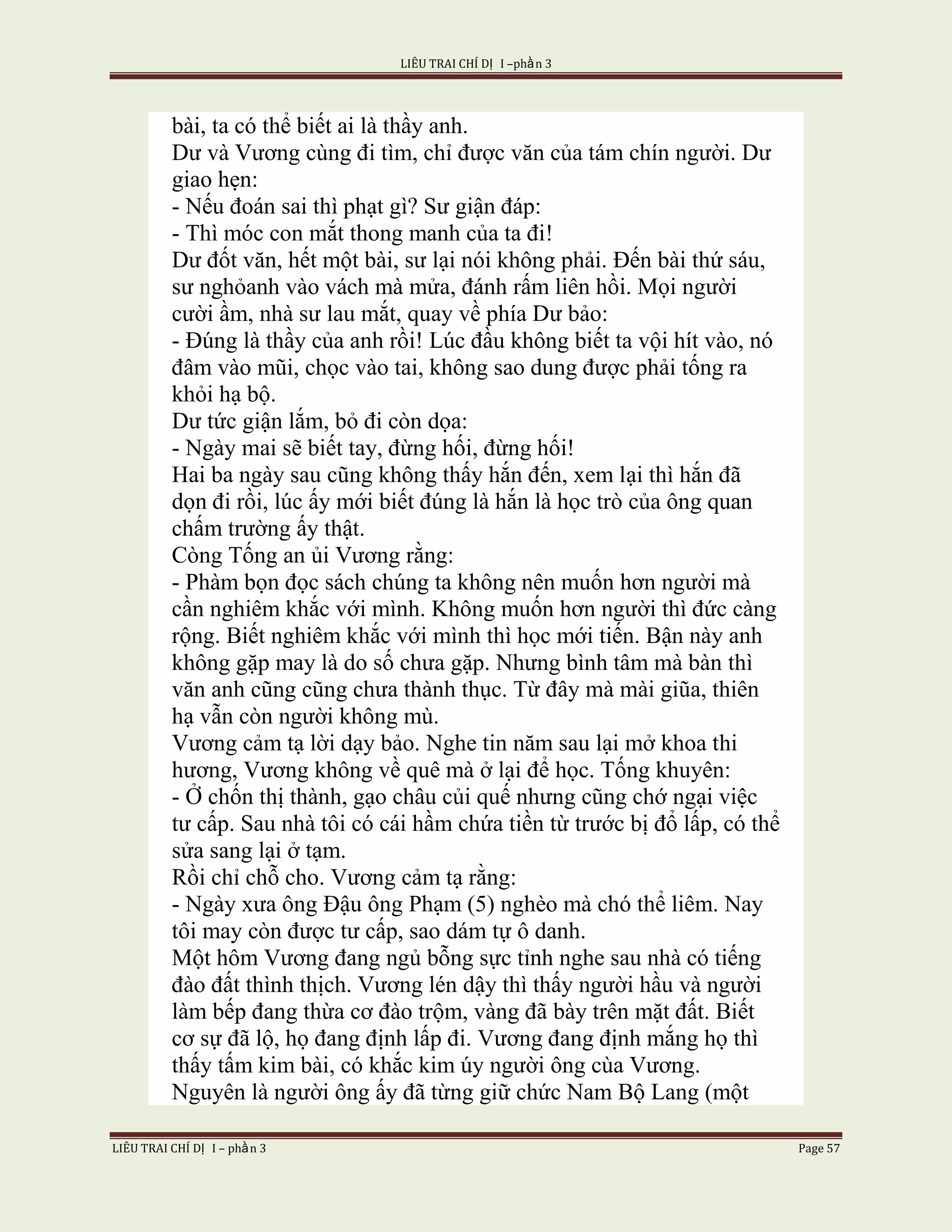 Lieu Trai Chi Di Tap I  Phan 3