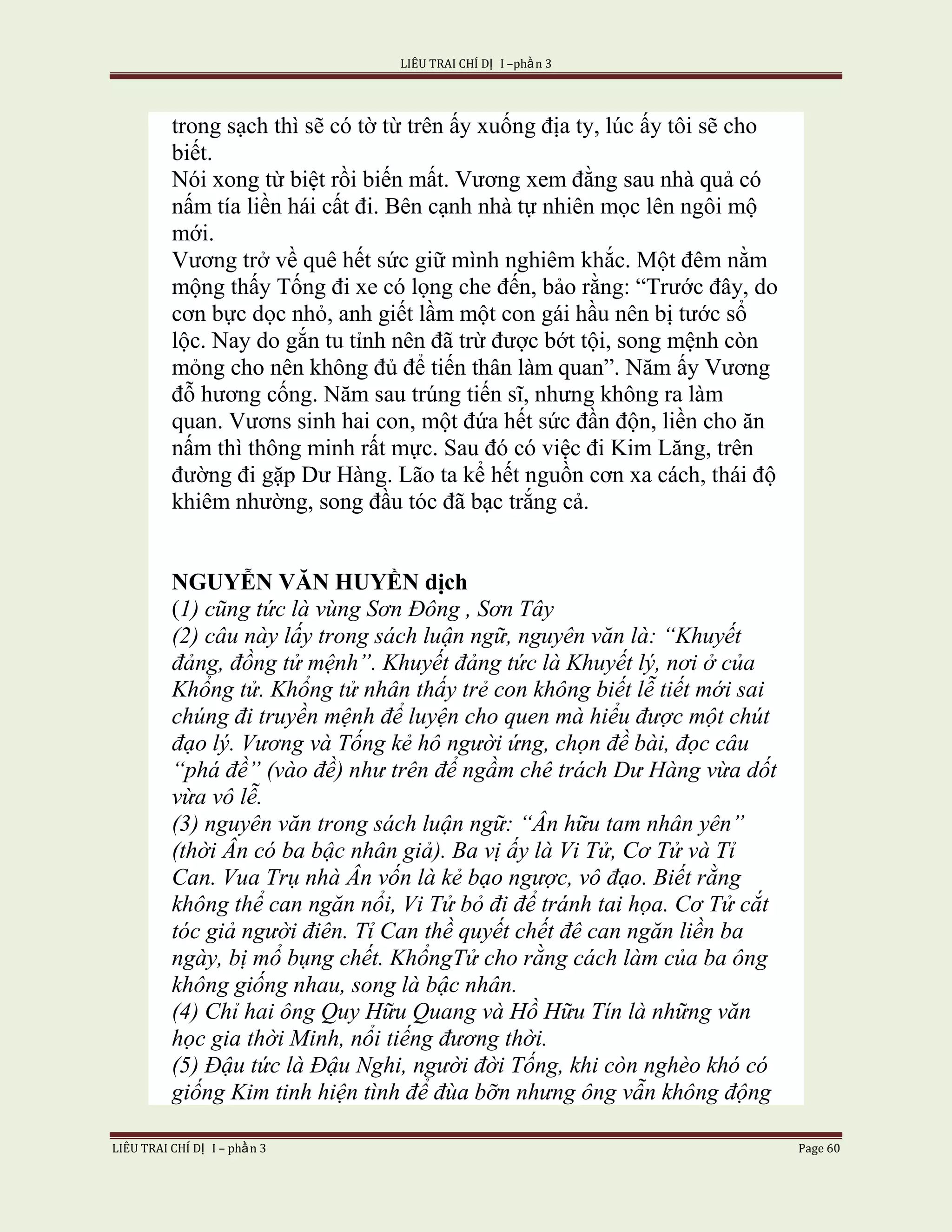 Lieu Trai Chi Di Tap I  Phan 3