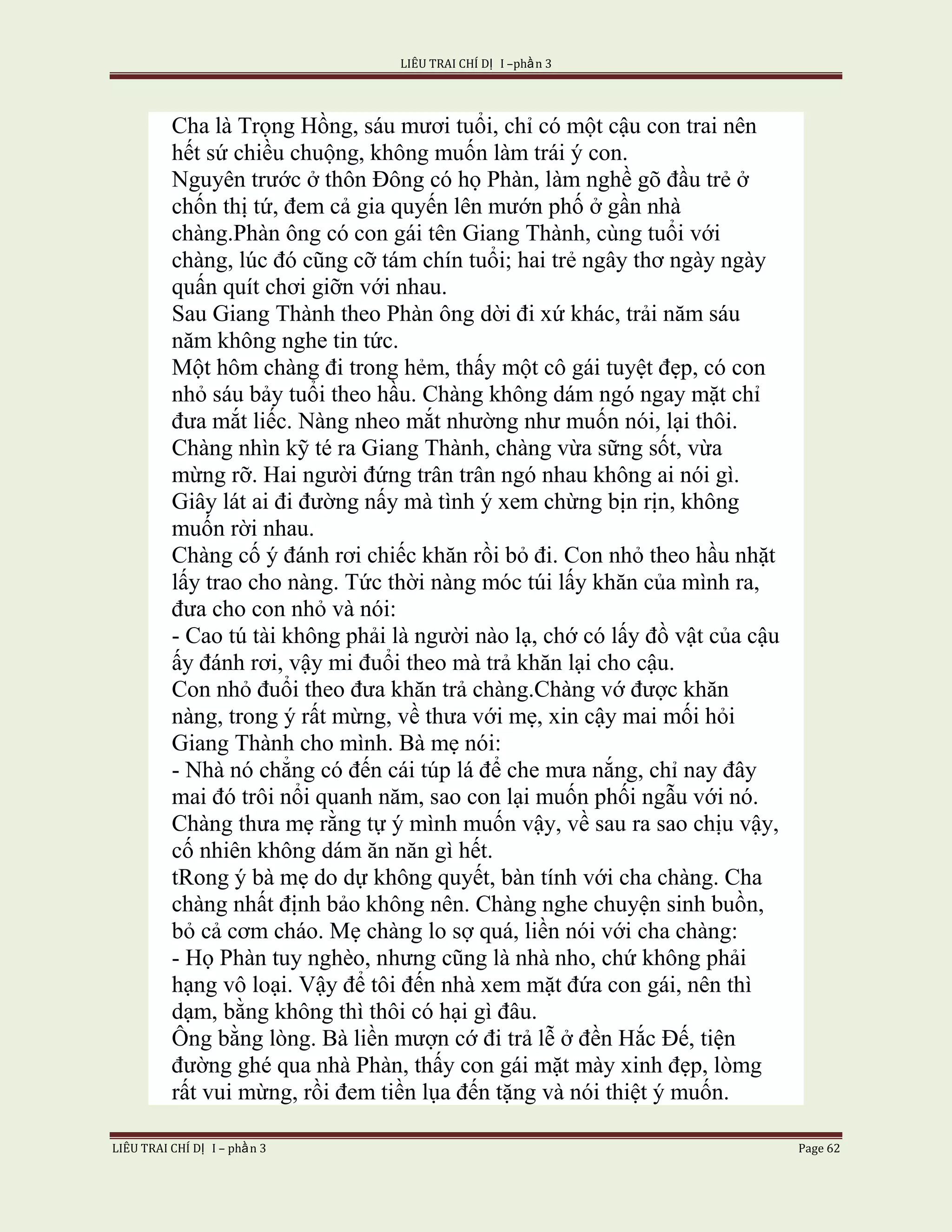 Lieu Trai Chi Di Tap I  Phan 3