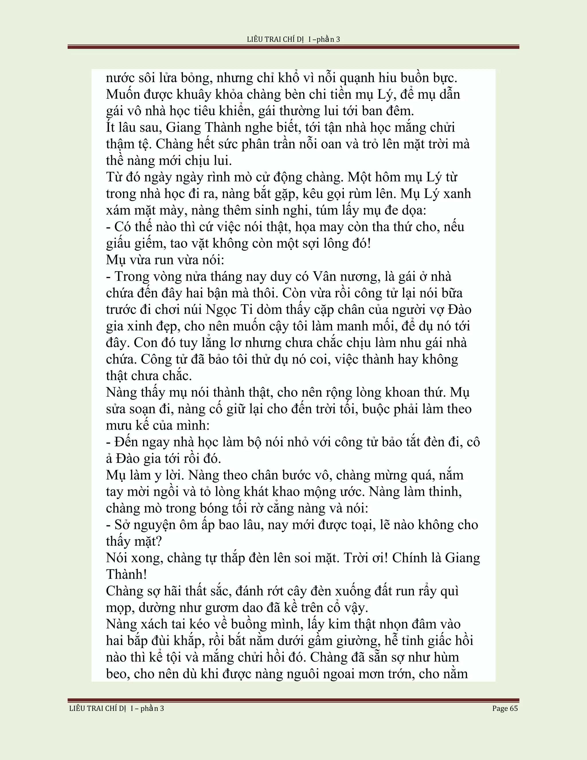 Lieu Trai Chi Di Tap I  Phan 3