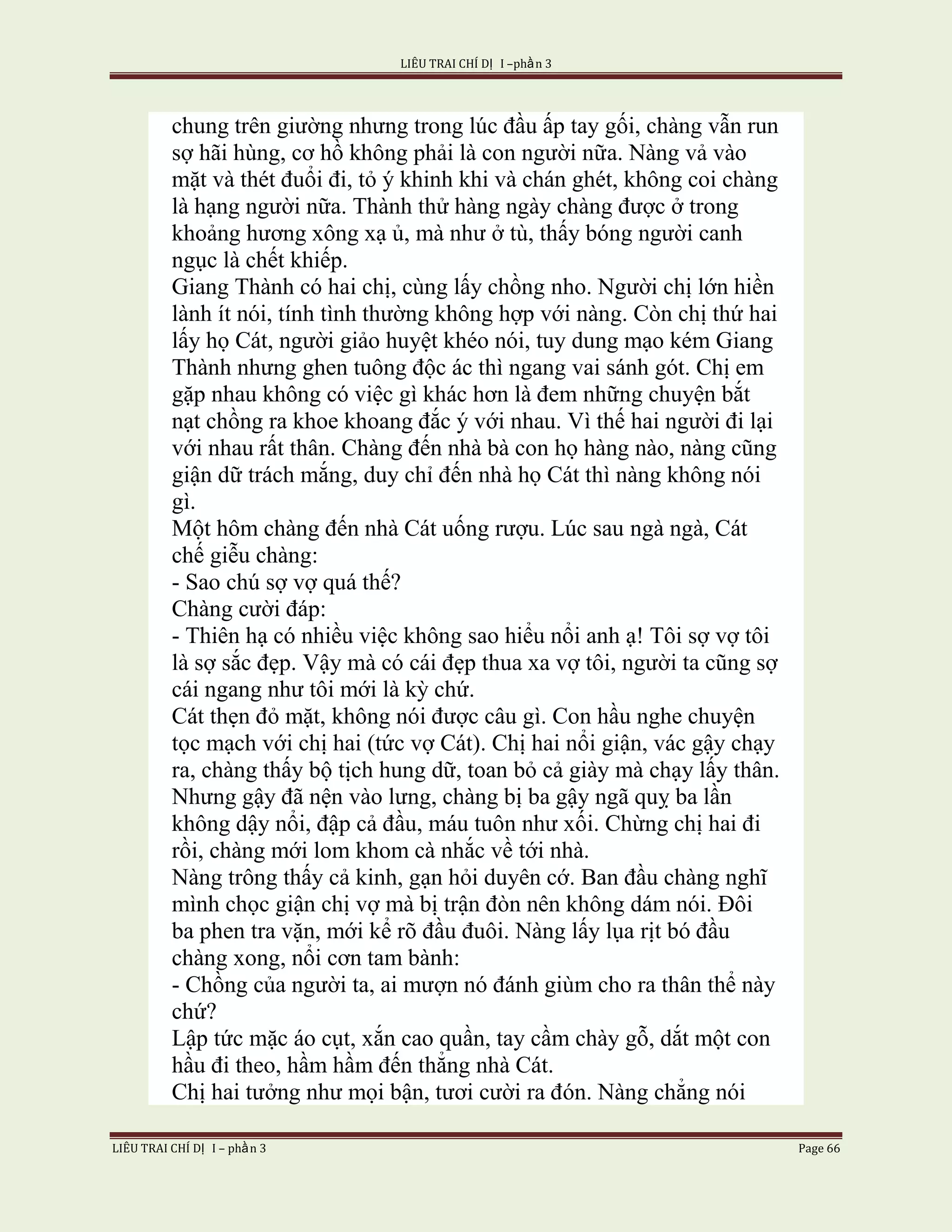 Lieu Trai Chi Di Tap I  Phan 3