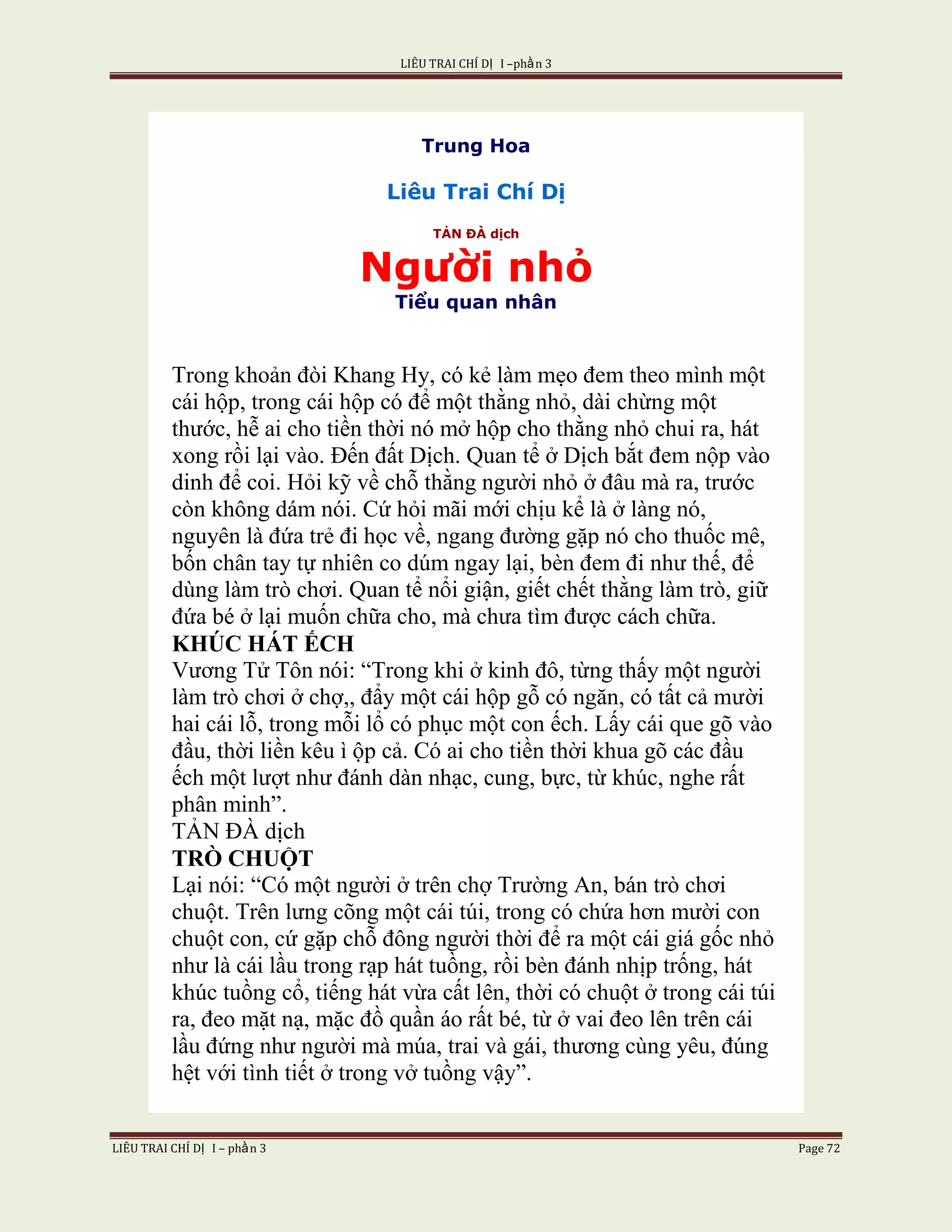 Lieu Trai Chi Di Tap I  Phan 3