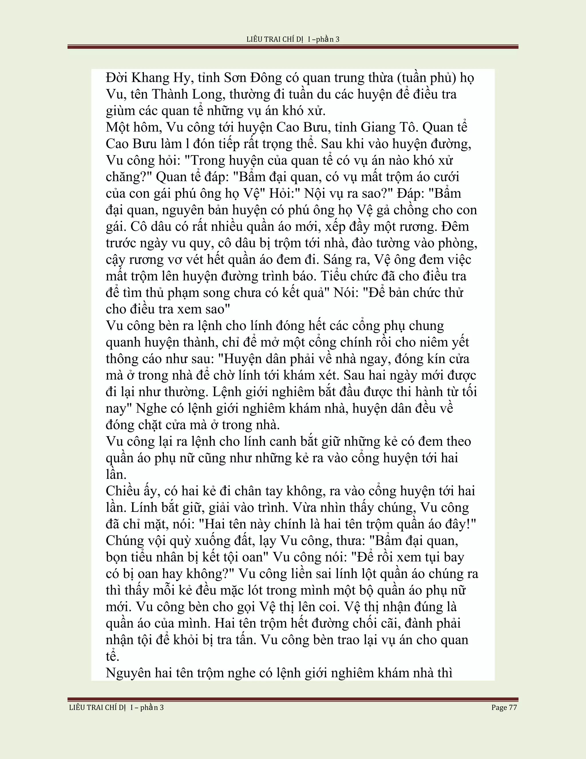 Lieu Trai Chi Di Tap I  Phan 3