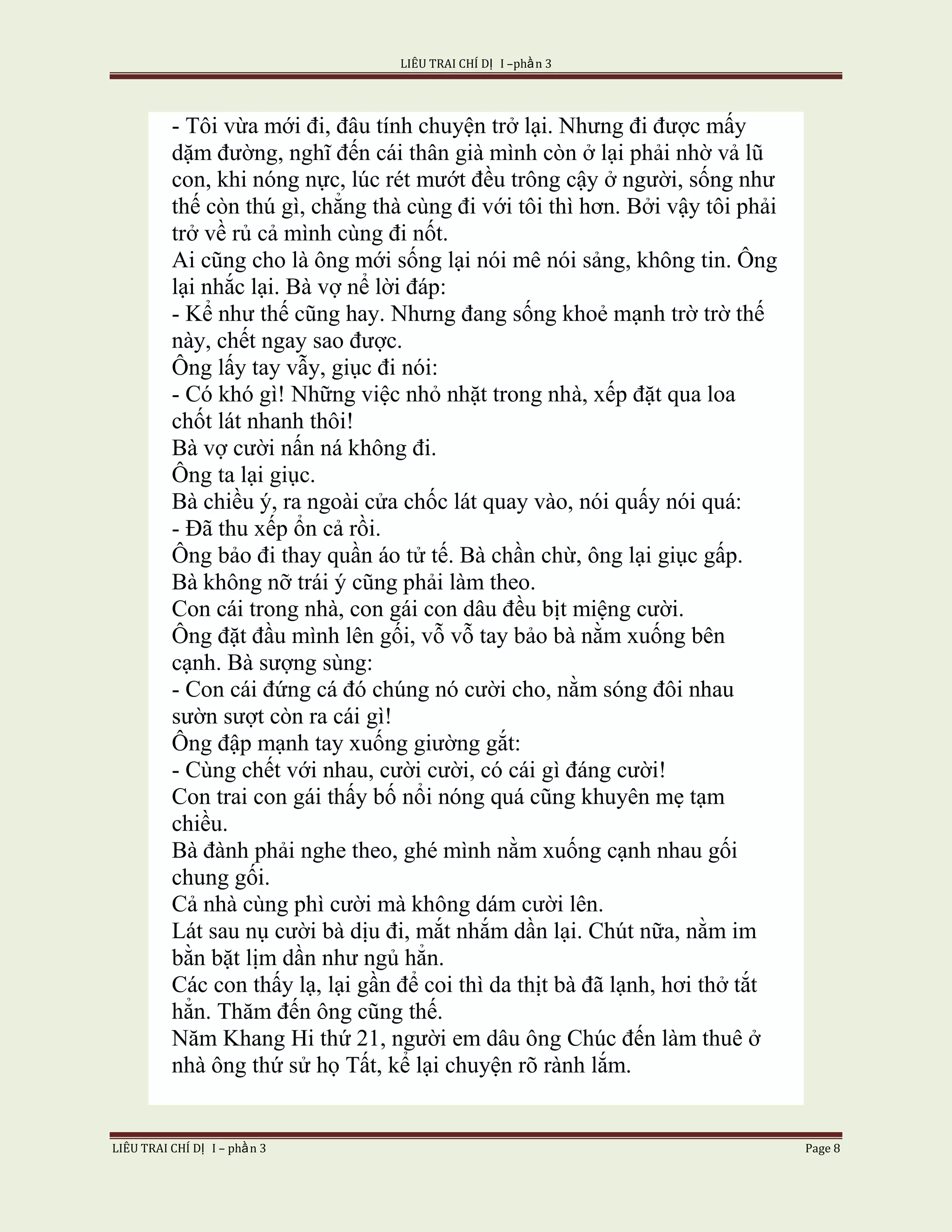 Lieu Trai Chi Di Tap I  Phan 3