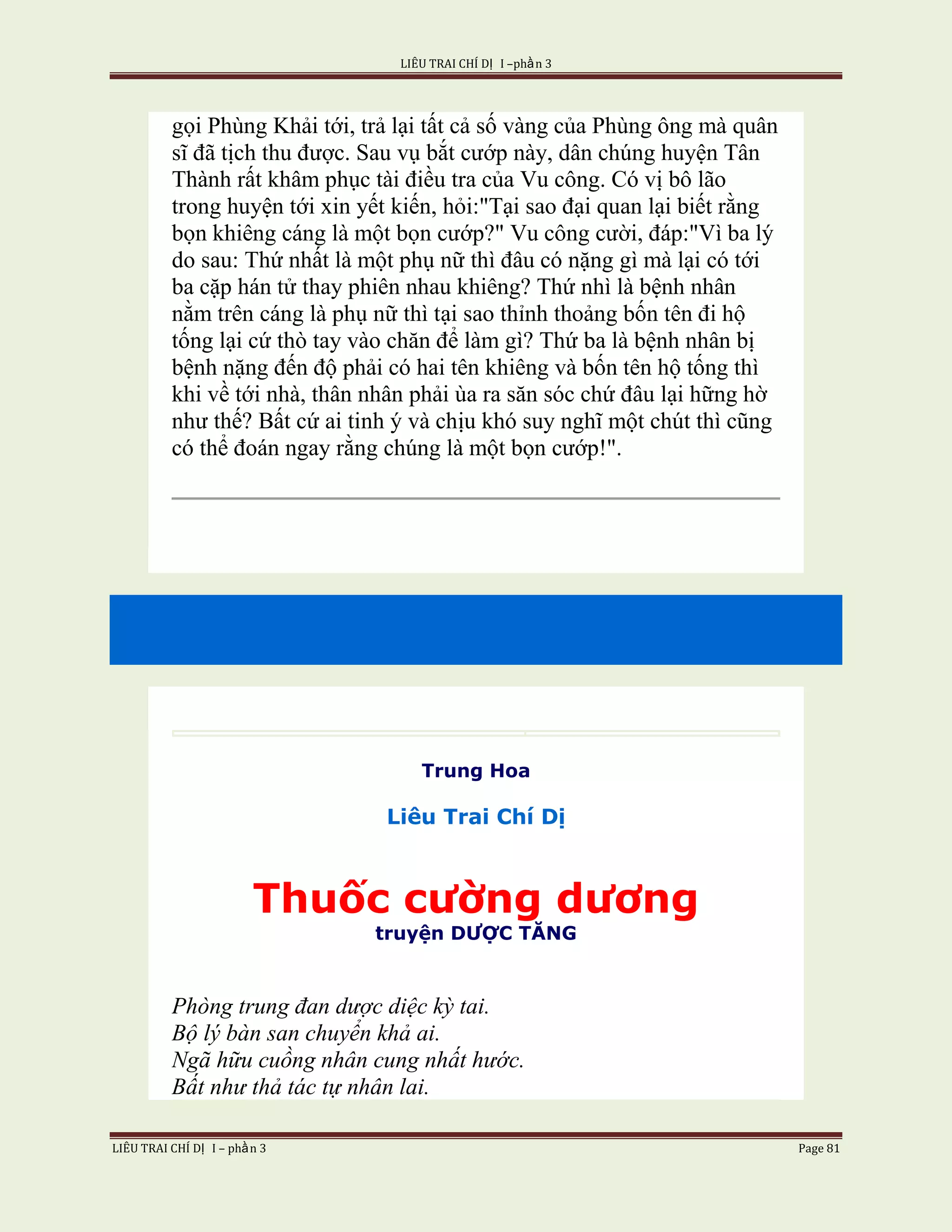 Lieu Trai Chi Di Tap I  Phan 3