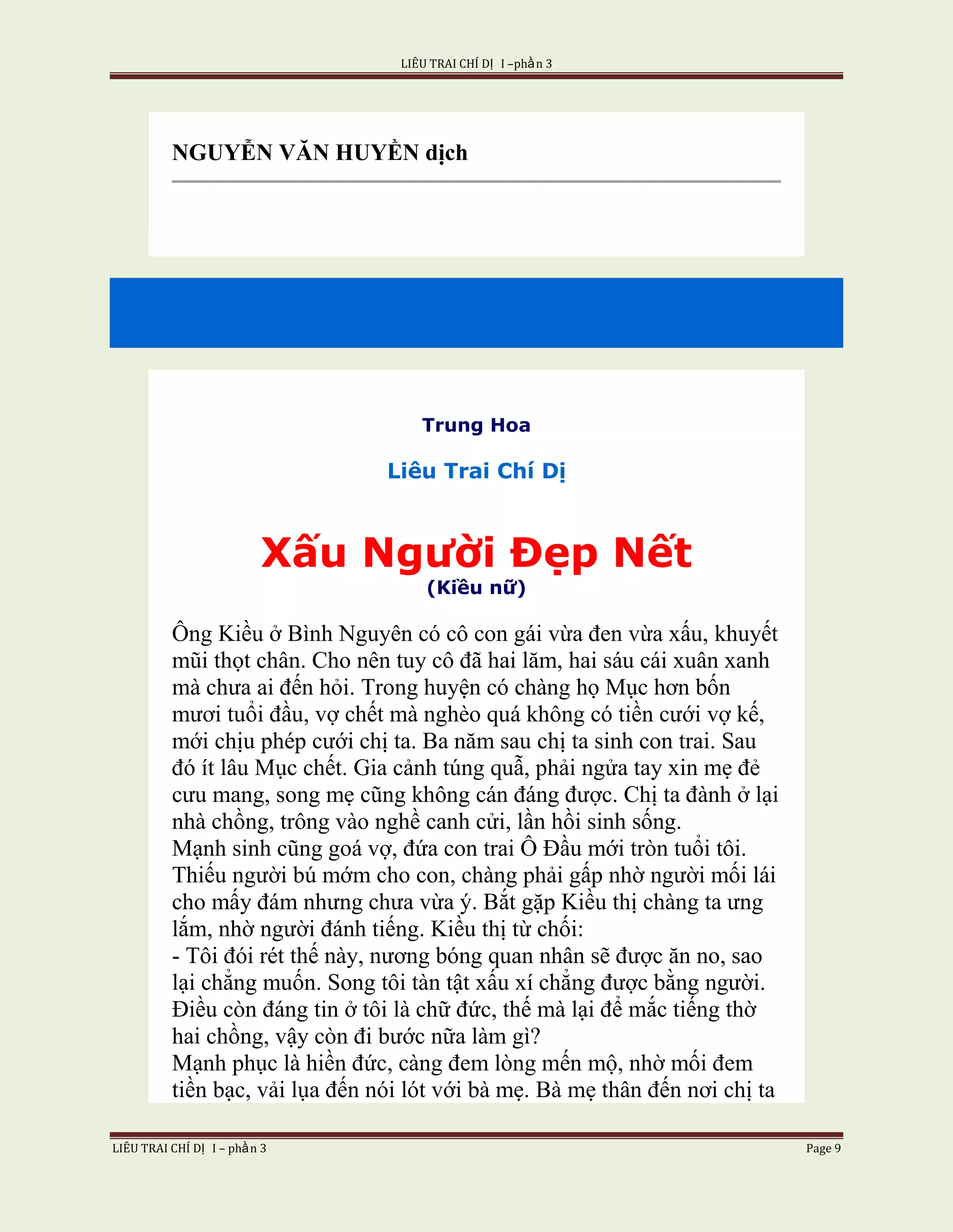 Lieu Trai Chi Di Tap I  Phan 3