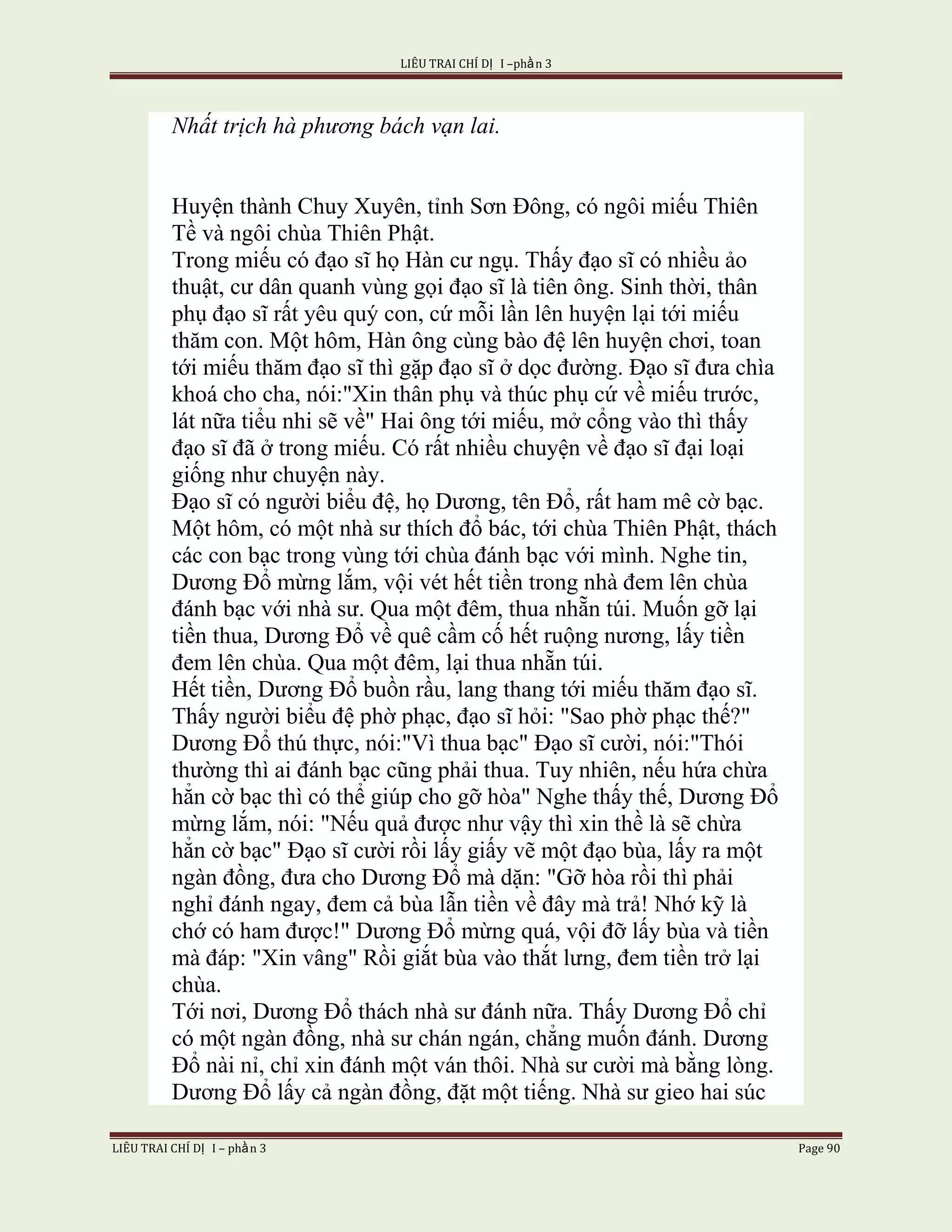 Lieu Trai Chi Di Tap I  Phan 3