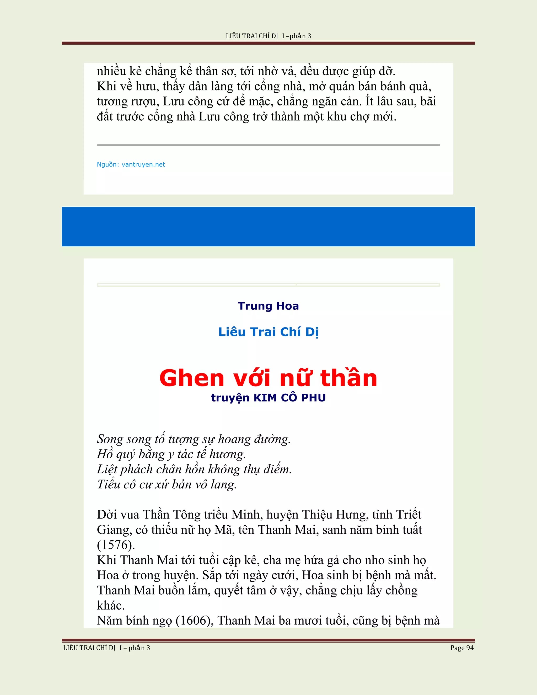 Lieu Trai Chi Di Tap I  Phan 3