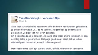 Afscheidsplechtigheid Stijn 19-07-2014