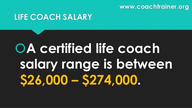 life coach salary