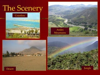 The Scenery Coastline Jungle Andes Mountains Desert 