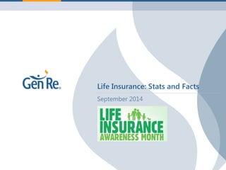 Life Insurance: Stats and Facts
September 2014
 