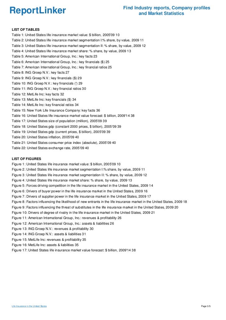 Life Insurance in the United States Life Insurance in the United States