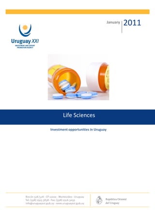 January   2011




       Life Sciences

Investment opportunities in Uruguay
 