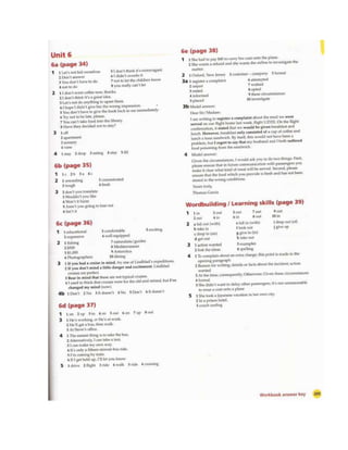 Life 5 A Workbook answer key | DOCX