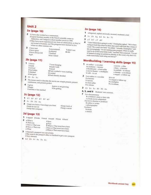 Life 5 A Workbook Answer Key