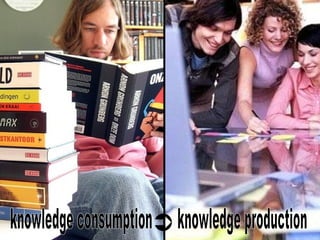 knowledge consumption  knowledge production  