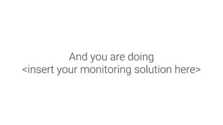 And you are doing
<insert your monitoring solution here>
 