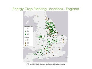 Energy Crop Planting Locations - England

ETI and E4Tech, based on Natural England data

 