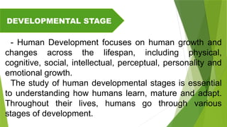 Comprehensive Guide to Human Developmental Stages and Life Skills | PPTX